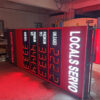 Integrated LED Gas Station Pylon Sign with Fuel Price Panels