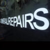 Laser-Engraved Acrylic LED Frontlit Letters for Outdoor Wall Branding