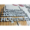 Metal Face Acrylic Halo-Lit Letters for Commercial Wall Branding