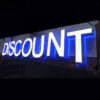 Mini Acrylic Halo-Lit LED Letters with Stainless Steel Returns