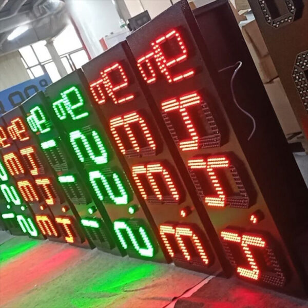 Modular 7-Segment LED Gas Price Display with Remote Number Control