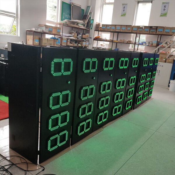 Multi-Color 7-Segment LED Fuel Price Module with RF Control