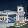Outdoor IP65 LED Gas Station Canopy Fascia Sign Outdoor IP65 LED Gas Station Canopy Fascia Sign