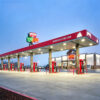 Outdoor LED Gas Station Canopy Fascia Sign with Acrylic Panels