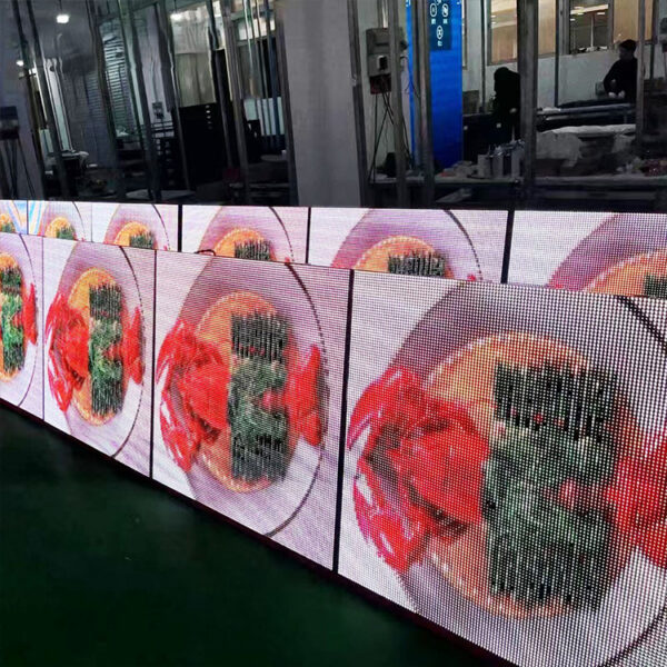 Parede de vídeo LED modular a cores para exterior, destinada à publicidade comercial