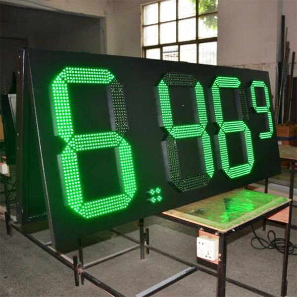 Outdoor Remote-Control LED Gas Price Sign for Fuel Stations