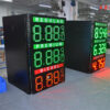 RF-Controlled LED Gas Price Sign for Outdoor Fuel Pylons