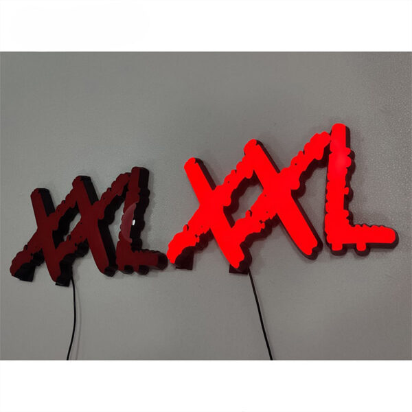 RGB LED Frontlit Letter Sign for Electronics Retail Storefronts
