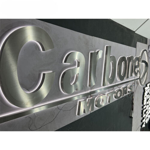 Reverse-Lit LED Channel Letters for Corporate Wall Branding