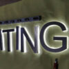 Reverse-Lit LED Channel Letters for Corporate Wall Branding
