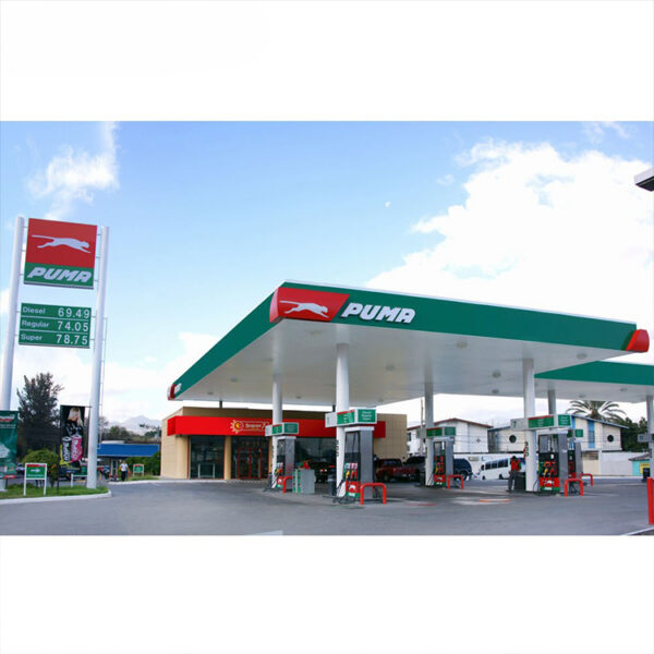 Roadside Gas Station Digital Poster Pylon with Remote Display Control