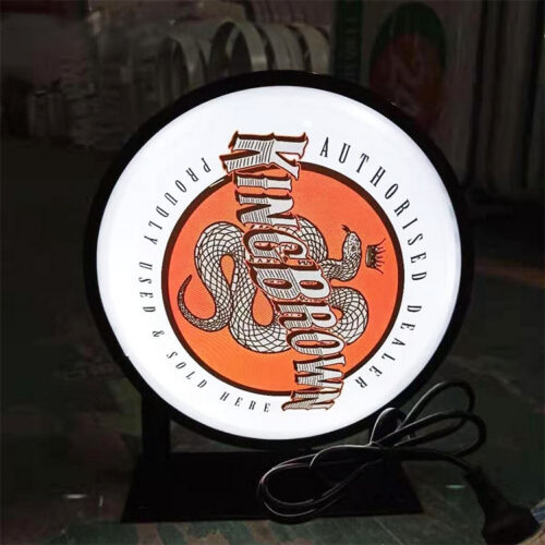 Rotating Acrylic LED Light Box Sign for Pubs and Storefronts