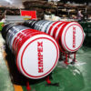 Single-Sided Round Vacuum-Formed LED Wall Sign for Outdoor Stores