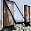 Slim Freestanding LED Billboard Light Box for Outdoor Advertising Displays