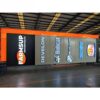 Stainless Steel LED Wayfinding Pylon Sign for Commercial Entrances
