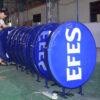 Stainless Steel LED Welcome Poster Light Box for Offices