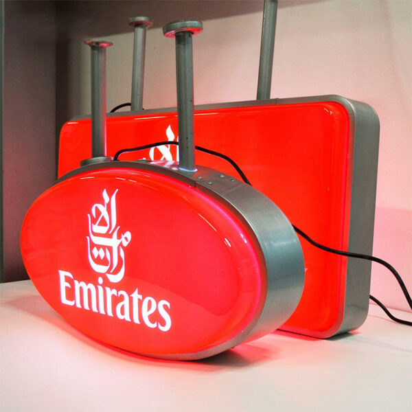 Vacuum-Formed Double-Sided LED Light Box for Outdoor Storefront Branding