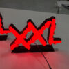 Wall-Mounted Acrylic LED Frontlit Letters for Exterior Building Signage