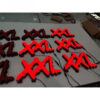 Wall-Mounted Acrylic LED Frontlit Letters for Exterior Building Signage
