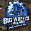 Wall-Mounted LED Car Logo Sign for Dealership Reception Areas
