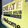 Wall-Mounted Stainless Steel LED Backlit Letters for Commercial Facades