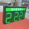 Waterproof LED Gas Price Sign with Cash and Credit Display