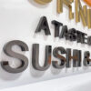 Waterproof Stainless Steel Backlit Letters for Outdoor Storefront Branding