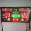 Placa de resultados LED sem fios para exterior, destinada ao basquetebol e à cronometragem da natação