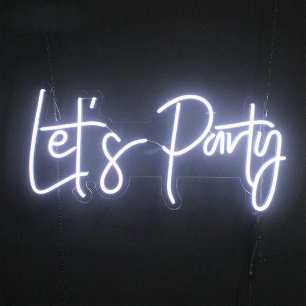 Letreiro de parede flexível em LED neon para bares e eventos