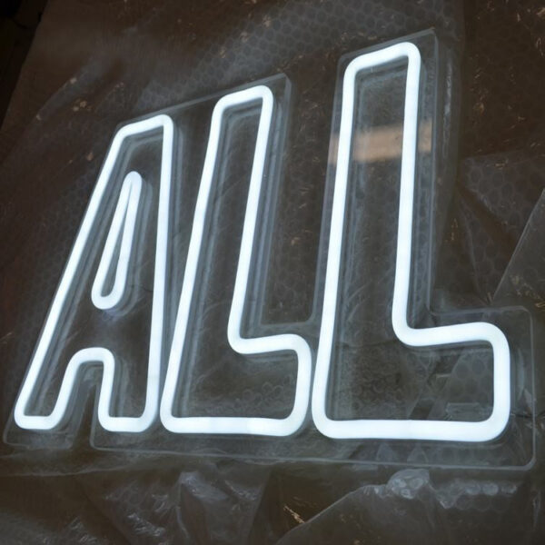 Letreiro de parede flexível em LED neon para bares e eventos
