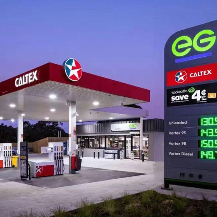 Gas Station Canopy Fascia Materials