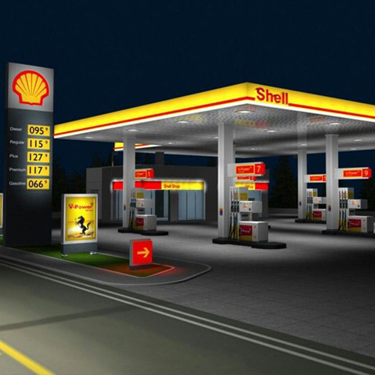 Gas Station Canopy Fascia Materials