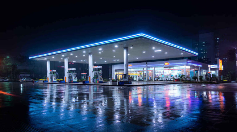 Gas Station Canopy Lighting