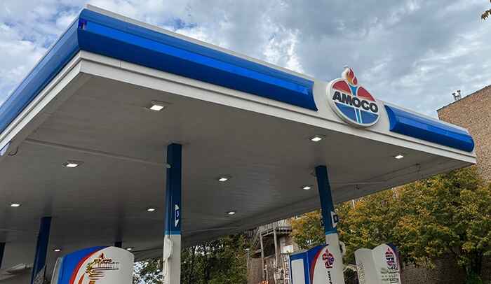 Gas Station Canopy Lighting